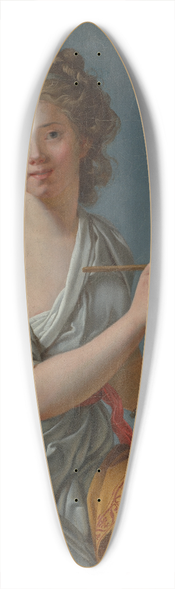 Marie Guilhelmine Benoist - Self-portrait 39.3 inch art pintail longboard deck