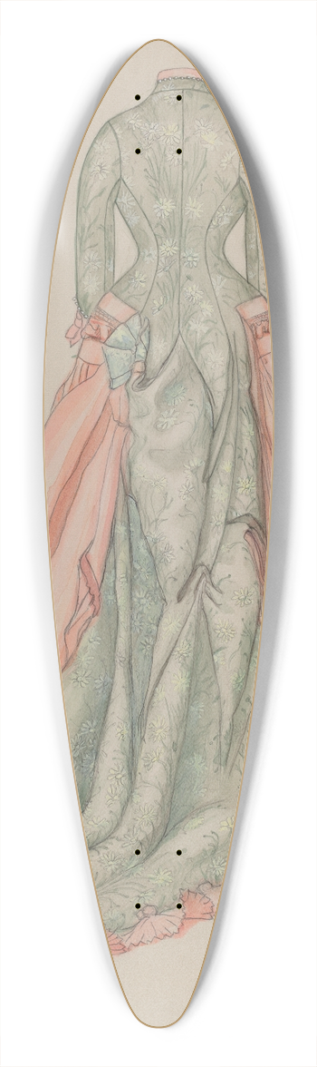 Marie Mitchell - Dress 39.3 inch art pintail longboard deck