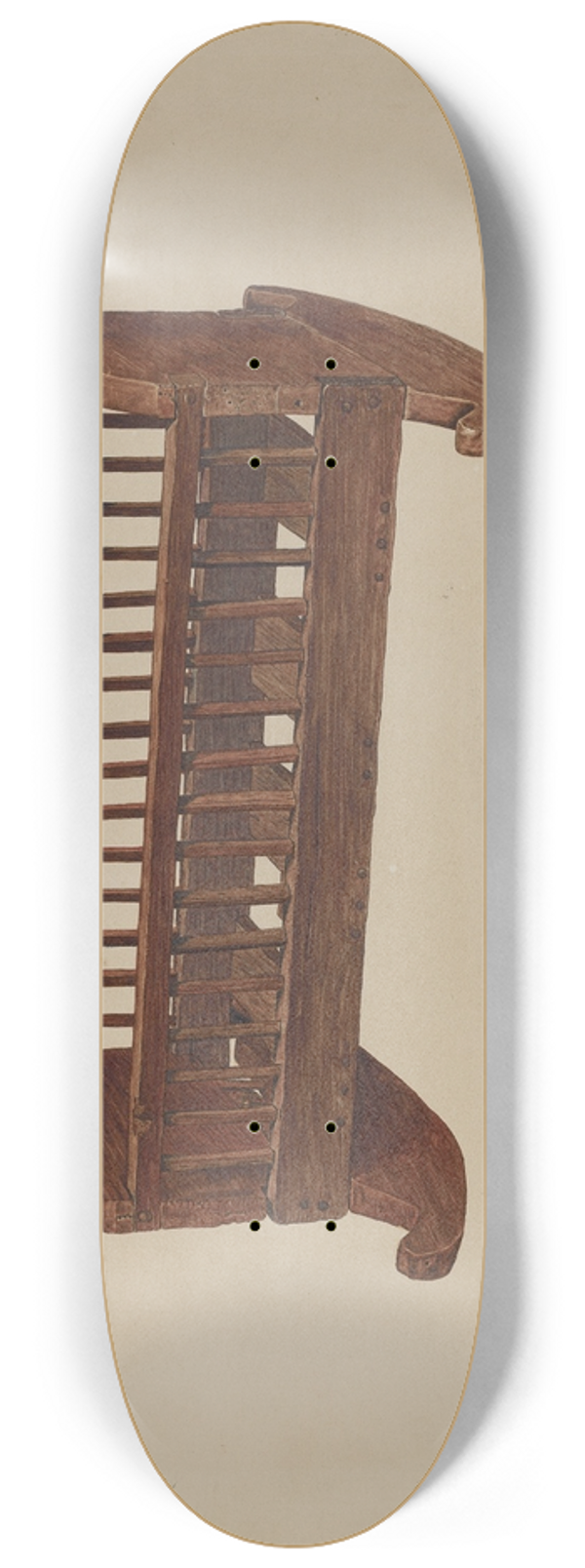 Clarence W. Dawson - Doll Cradle 8.25 inch art skate deck