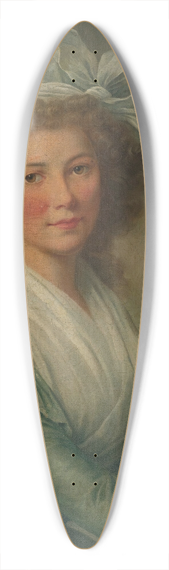 Marie Victoire Lemoine - Portrait of a young lady 39.3 inch art pintail longboard deck