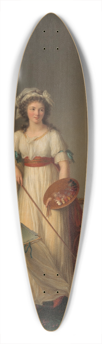 Marie Victoire Lemoine - The Interior of an Atelier of a Woman Painter 39.3 inch art pintail longboard deck