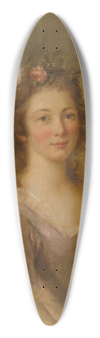 Marie Victoire Lemoine - Young Girl With a Bird 39.3 inch art pintail longboard deck
