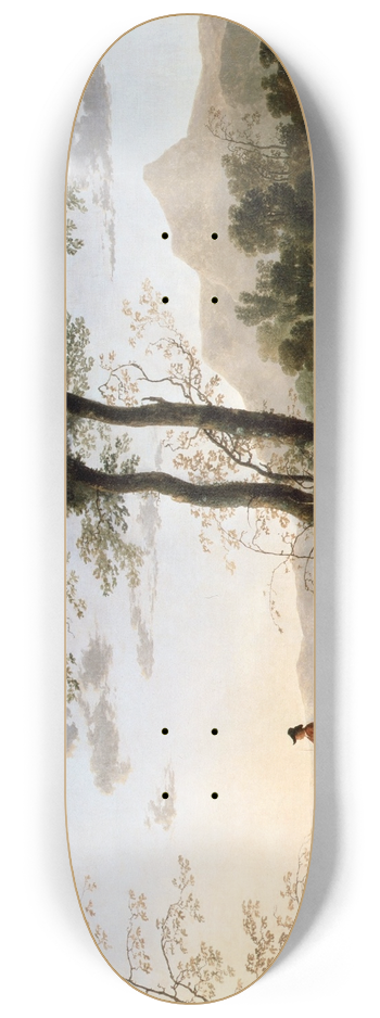 Aelbert Cuyp - A Road near a River 8.25 inch art skate deck