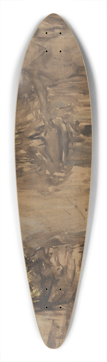 Marius Bauer - Slavenhandelaar 39.3 inch art pintail longboard deck