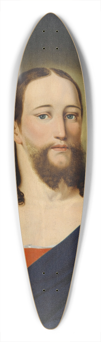 Marquard Wocher - Christ Blessing 39.3 inch art pintail longboard deck