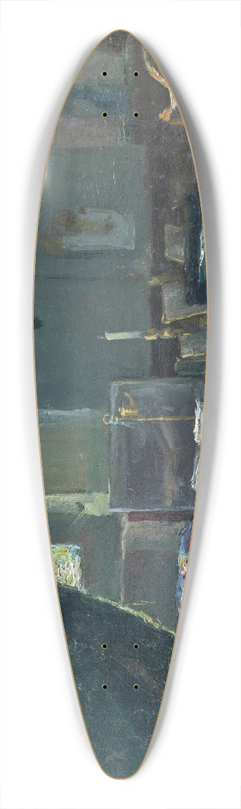 Marthe Massin  - Het atelier van Marthe Verhaeren in de rue Potagre 39.3 inch art pintail longboard deck