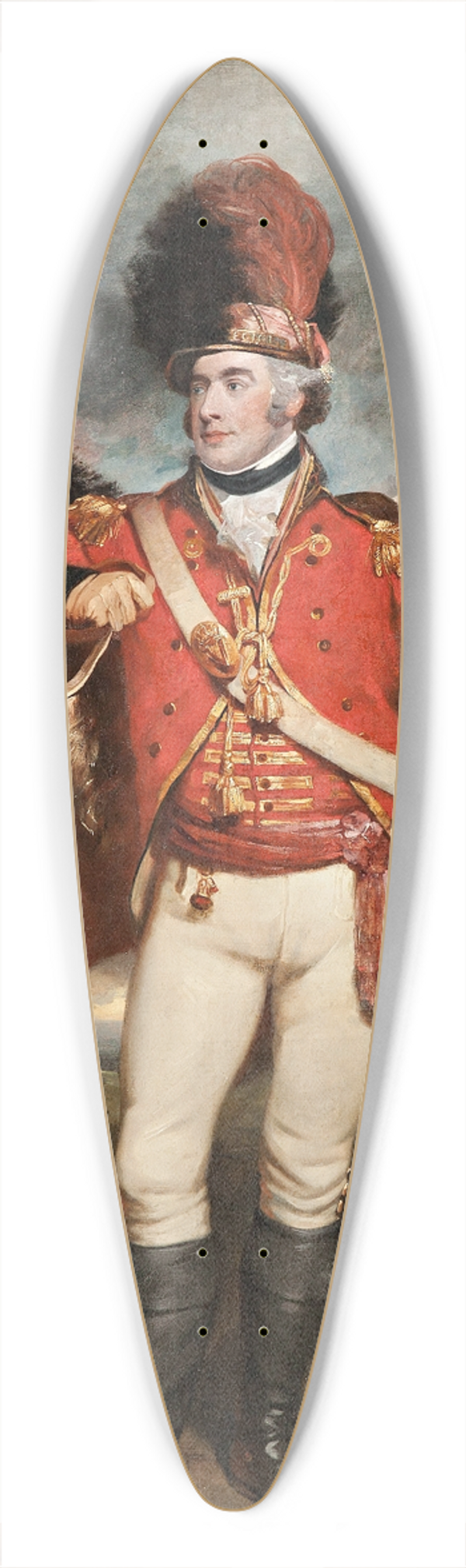 Martin Archer Shee - Major OShea of the Loyal Cork Legion 39.3 inch art pintail longboard deck