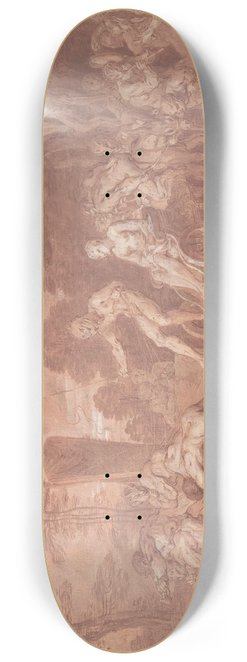 Claude Gillot - The Stalled Procession 8.25 inch art skate deck