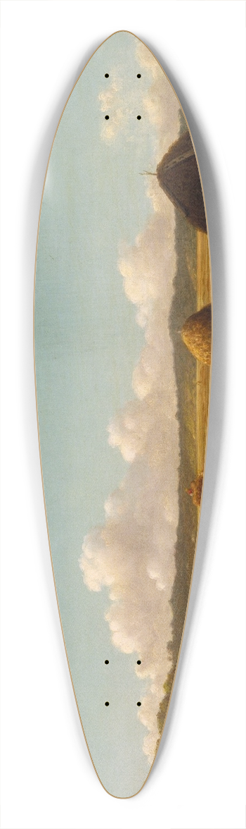 Martin Johnson Heade - Summer Showers 39.3 inch art pintail longboard deck