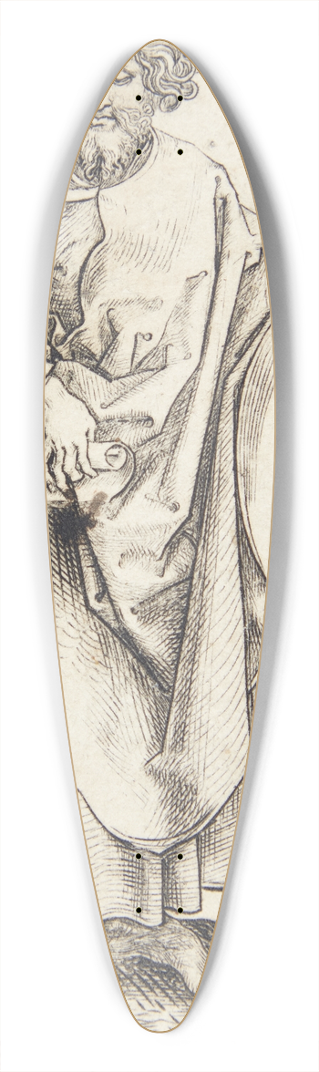 Martin Schongauer - Apostlen Tomas 39.3 inch art pintail longboard deck