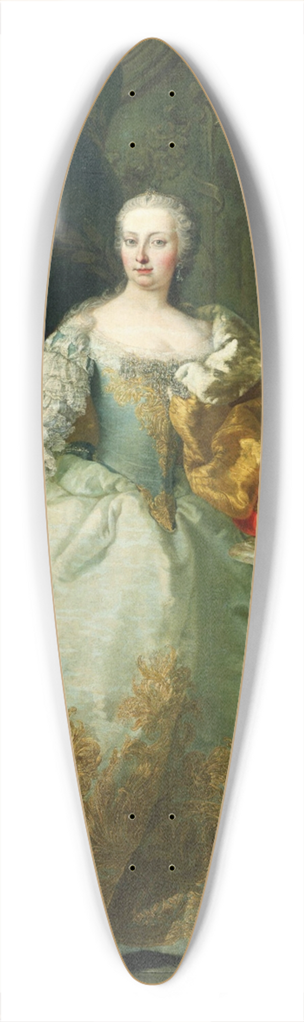 Martin van Meytens - Portrait of Maria Theresa of Austria 39.3 inch art pintail longboard deck