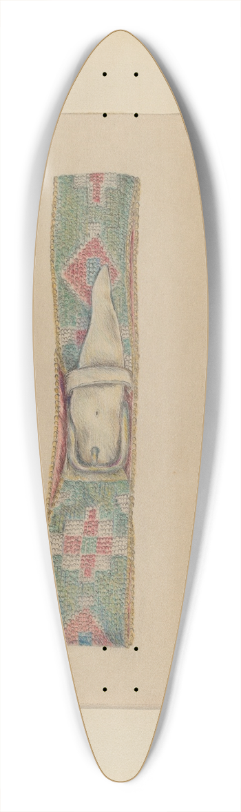 Mary Berner - Belt 39.3 inch art pintail longboard deck