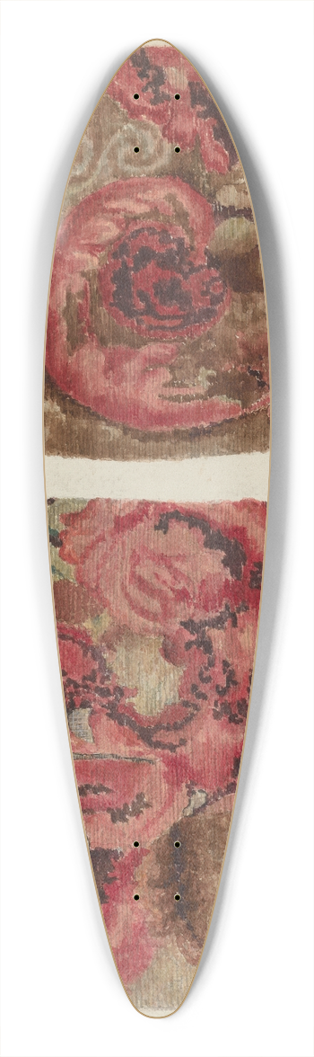 Mary Berner - Carpet Bag 39.3 inch art pintail longboard deck