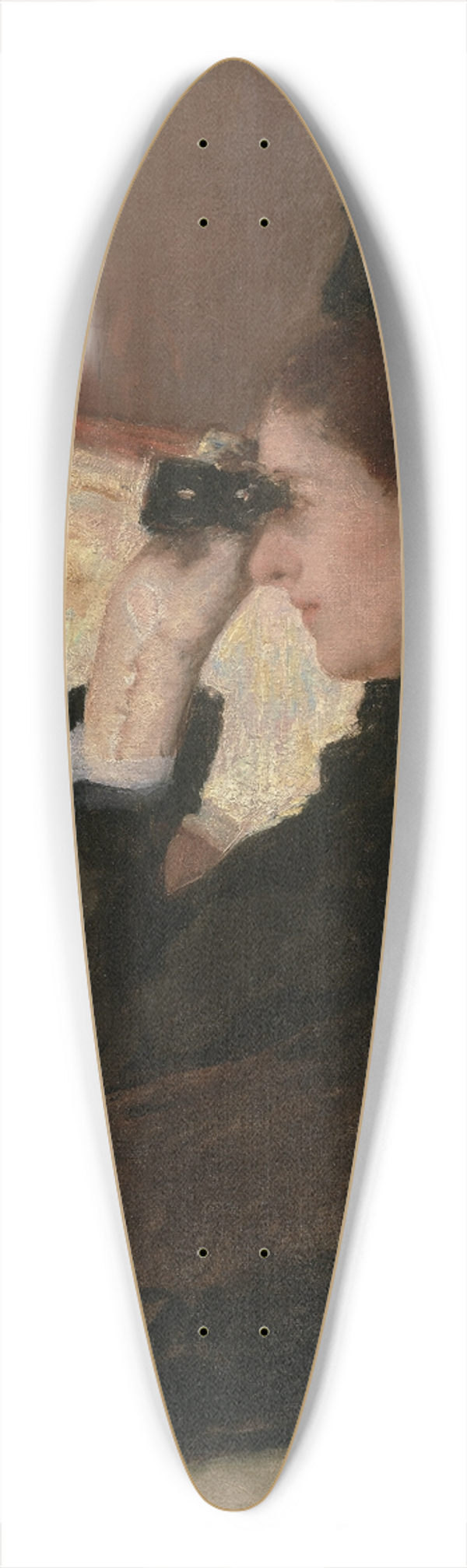 Mary Cassatt - In The Loge 39.3 inch art pintail longboard deck