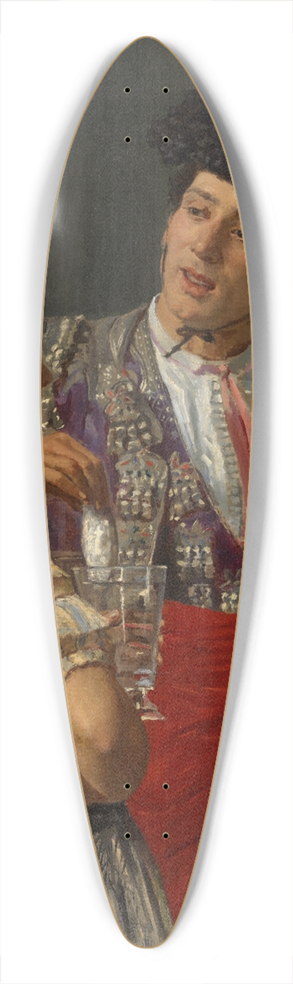 Mary Cassatt - Offering the Panal to the Bullfighter 39.3 inch art pintail longboard deck
