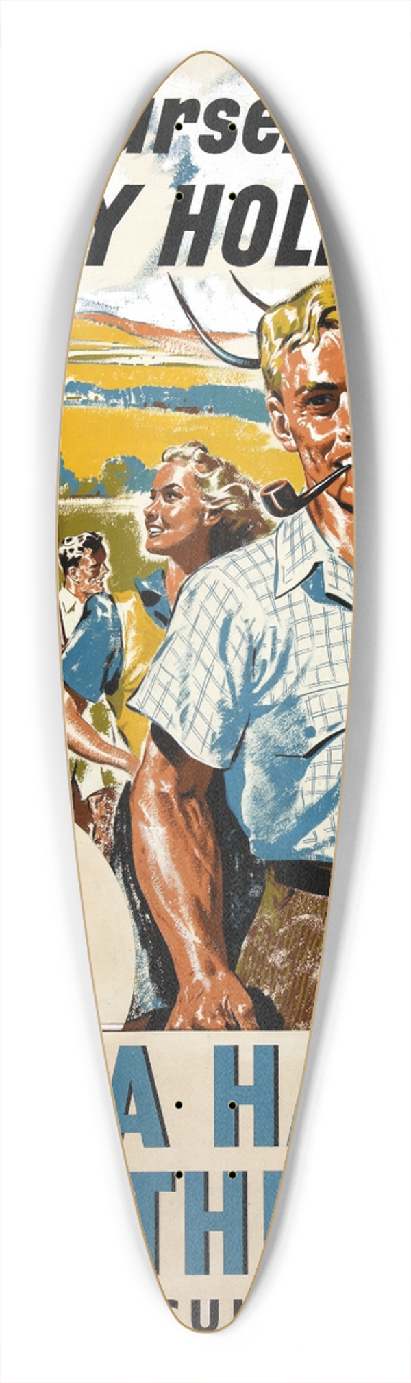 Mary Le Bon - Give yourself a happy holidayand help our farmers. Lend a hand on the land at an agricultural camp 39.3 inch art pintail longboard deck