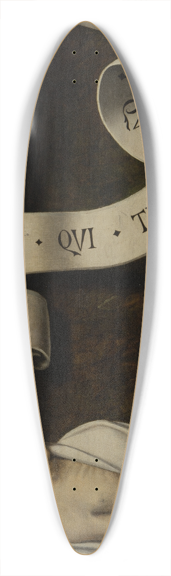 Master of Frankfurt - A Body in a Grave Niche 39.3 inch art pintail longboard deck