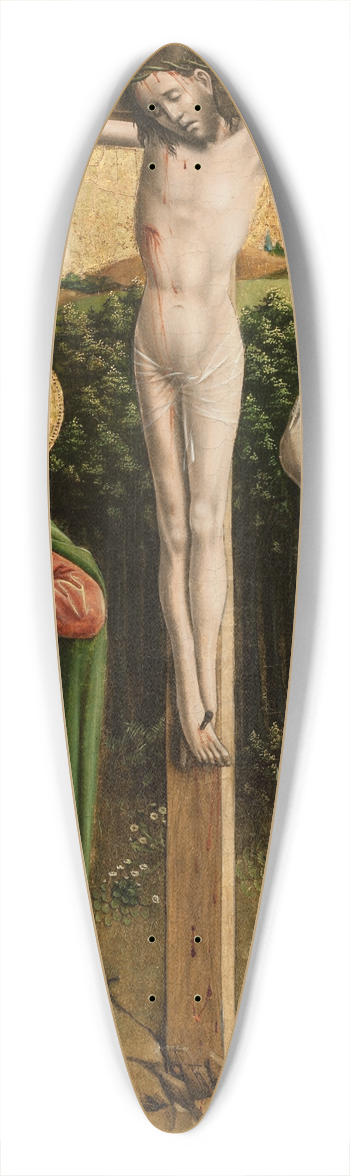 Master of the Schlgl Altarpiece - Altarpiece with The Passion of Christ 39.3 inch art pintail longboard deck