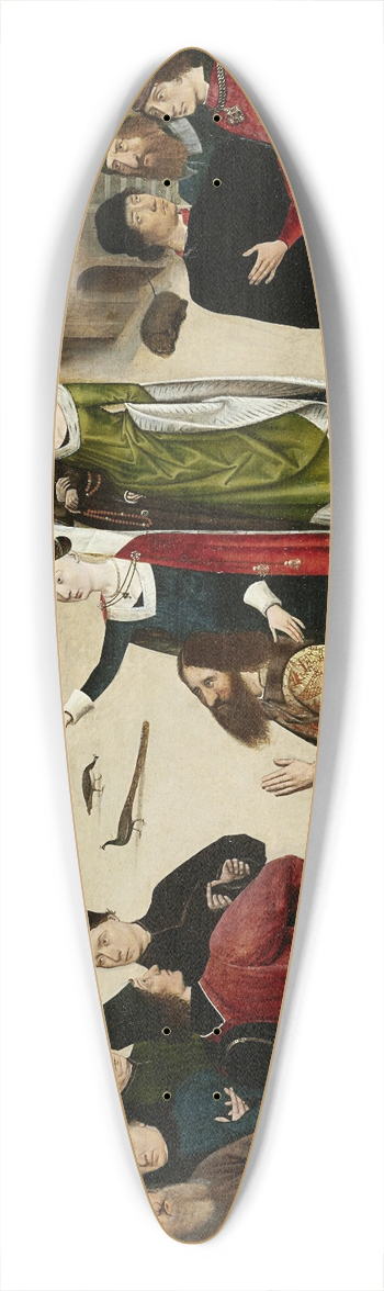 Master Of The Tiburtine Sibyl - The Prophecy of the Tiburtine Sibyl 39.3 inch art pintail longboard deck