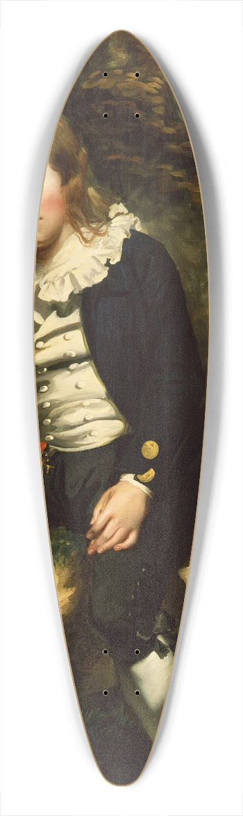 Mather Brown - Master Charles William Park 39.3 inch art pintail longboard deck