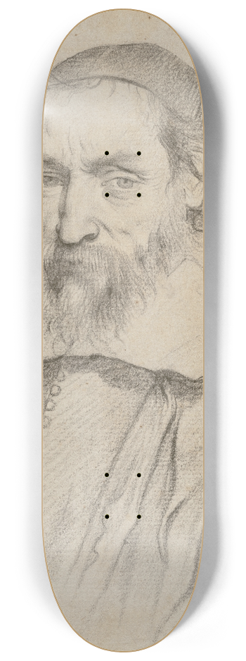 Claude Mellan - Portrait of Nicolas-Claude Fabri de Peiresc 8.25 inch art skate deck