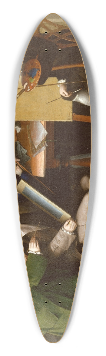Matthew Pratt - The American School 39.3 inch art pintail longboard deck