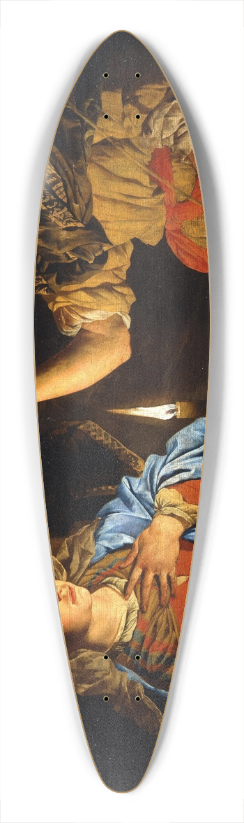 Matthias Stom - Annunciation 39.3 inch art pintail longboard deck