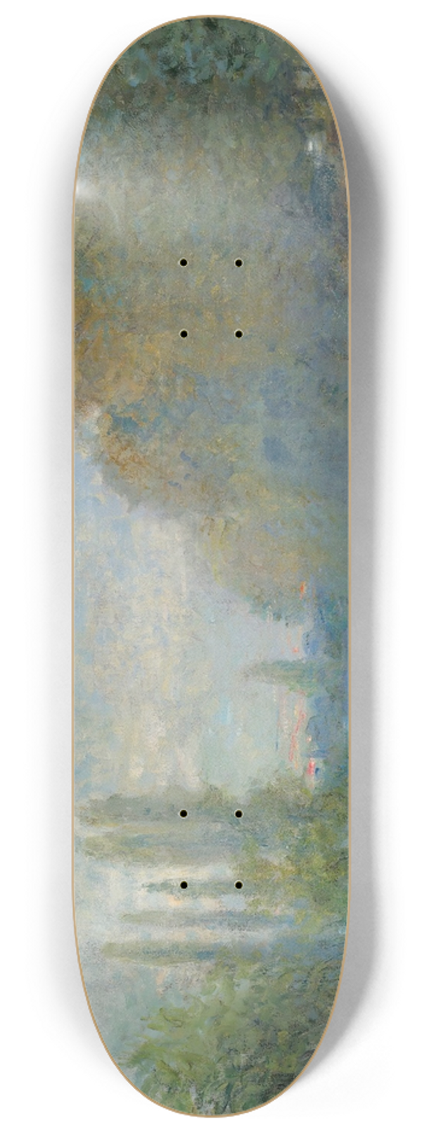 Claude Monet - Bords De La Seine En Automne 8.25 inch art skate deck
