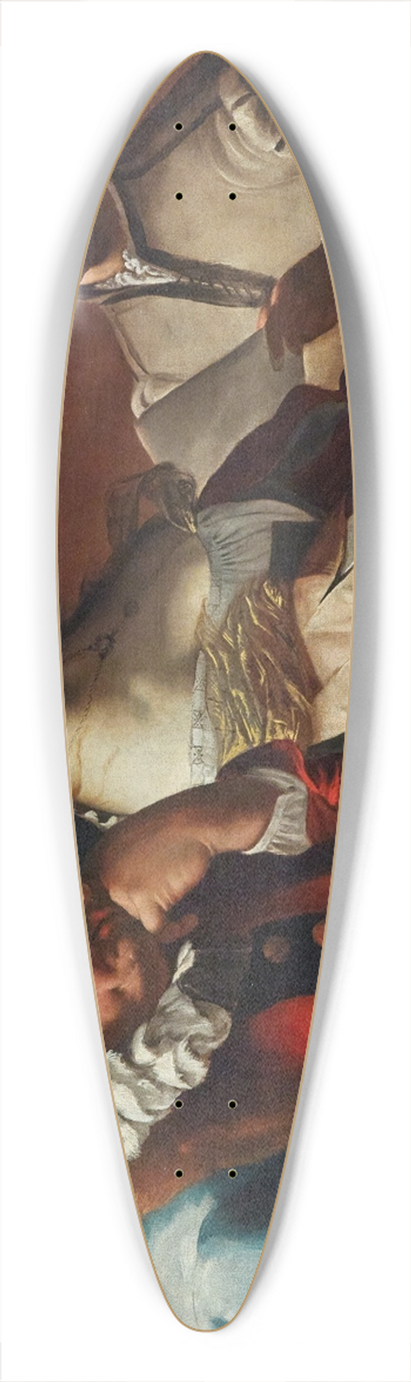 Mattia Preti - Concertino With A Clavicord Player 39.3 inch art pintail longboard deck