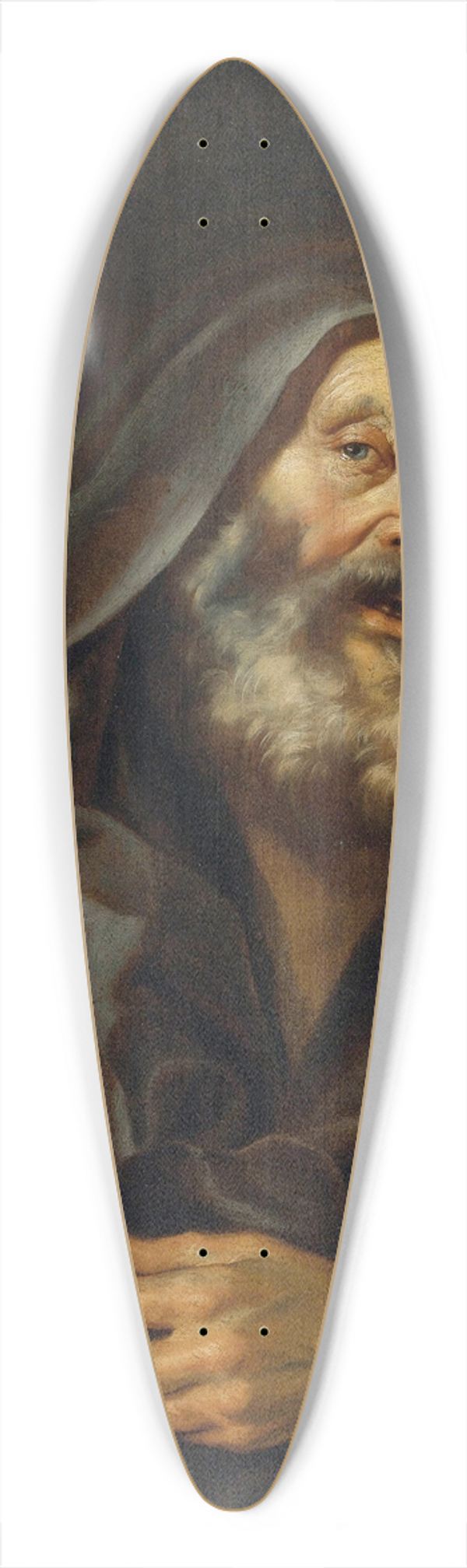 Mattia Preti - Diogenes With His Lantern, In Search Of An Honest Man 39.3 inch art pintail longboard deck