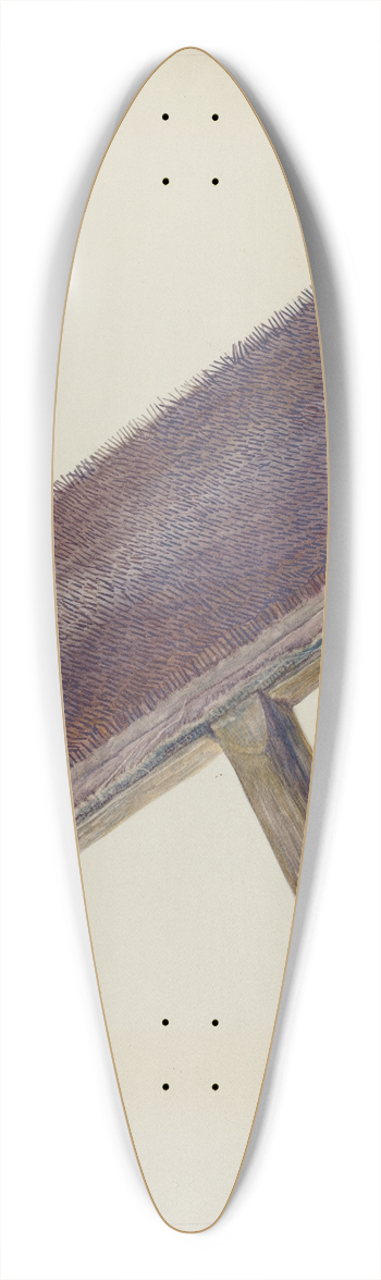 Maud M. Holme - Card for Spinning Wheel 39.3 inch art pintail longboard deck