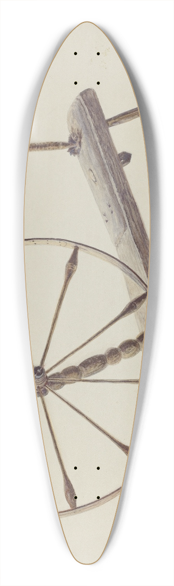 Maud M. Holme - Spinning Wheel 39.3 inch art pintail longboard deck