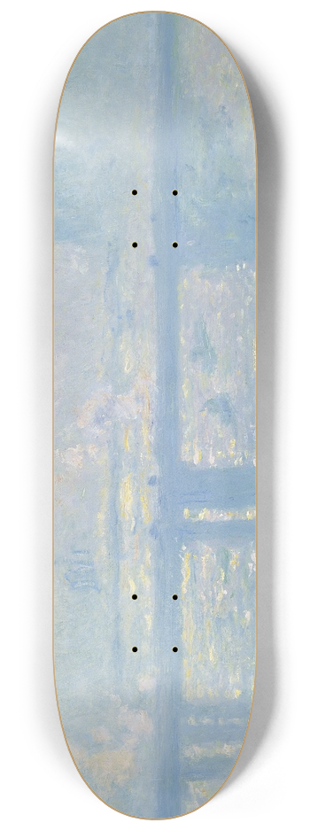 Claude Monet - Charing Cross Bridge 8.25 inch art skate deck