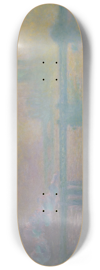 Claude Monet - Charing Cross Bridge, London 8.25 inch art skate deck