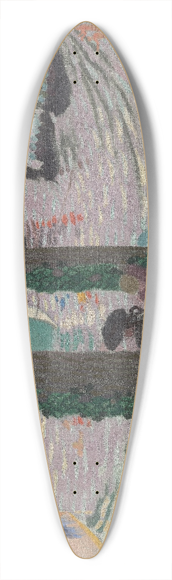 Maurice Denis - Blessing of a Yacht on the Belon River 39.3 inch art pintail longboard deck