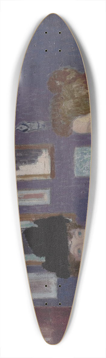 Maurice Denis - Visite dans la chambre violette 39.3 inch art pintail longboard deck