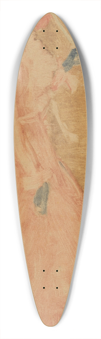 Maurice Prendergast - At Crescent Beach 39.3 inch art pintail longboard deck