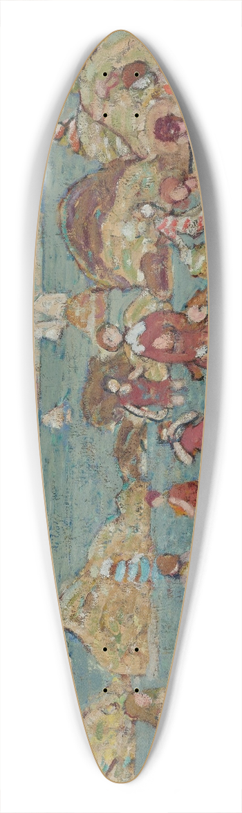 Maurice Prendergast - The Seashore 39.3 inch art pintail longboard deck