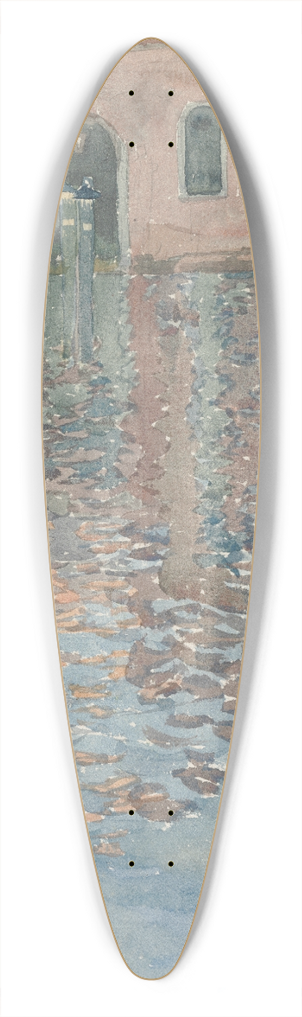 Maurice Prendergast - Venetian Canals 39.3 inch art pintail longboard deck