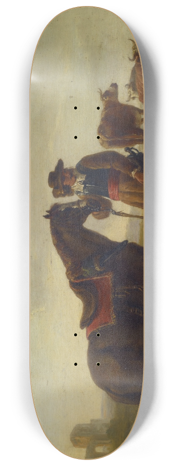 Aelbert Cuyp - Officer with Horse 8.25 inch art skate deck