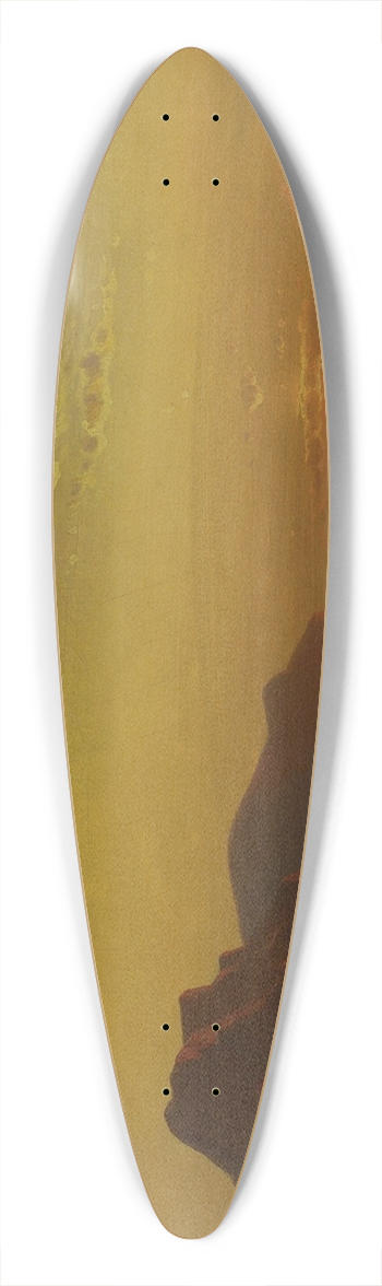 Mauritz Frederick Hendrick de Haas - Sunset Over the Waves 39.3 inch art pintail longboard deck