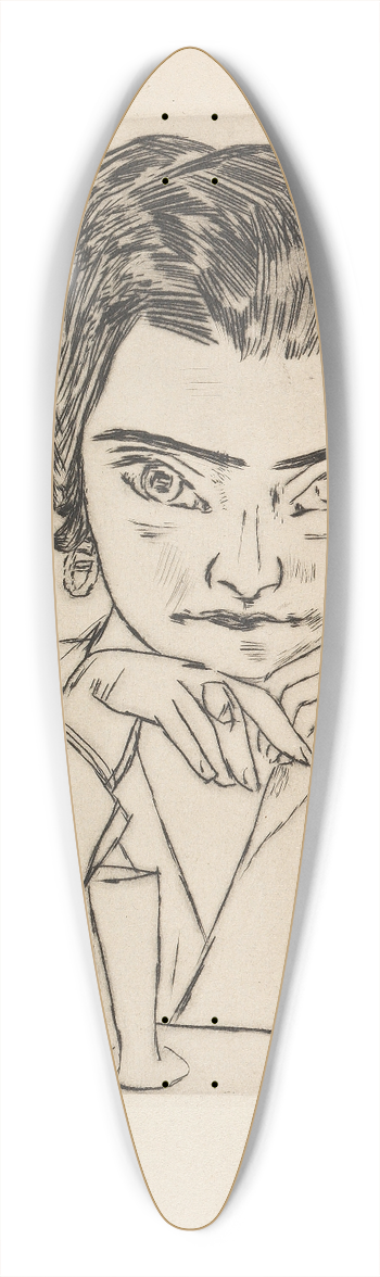 Max Beckmann - Max Beckmann. Vorzugsausgabe 39.3 inch art pintail longboard deck