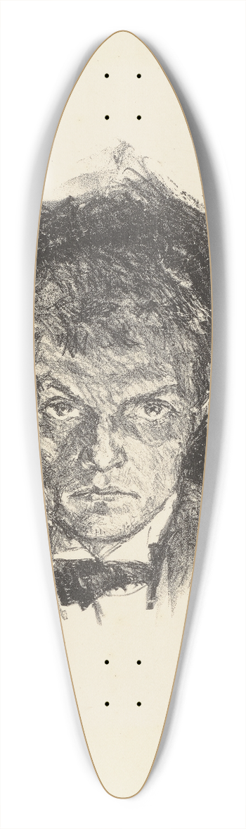 Max Beckmann - Self-Portrait 39.3 inch art pintail longboard deck