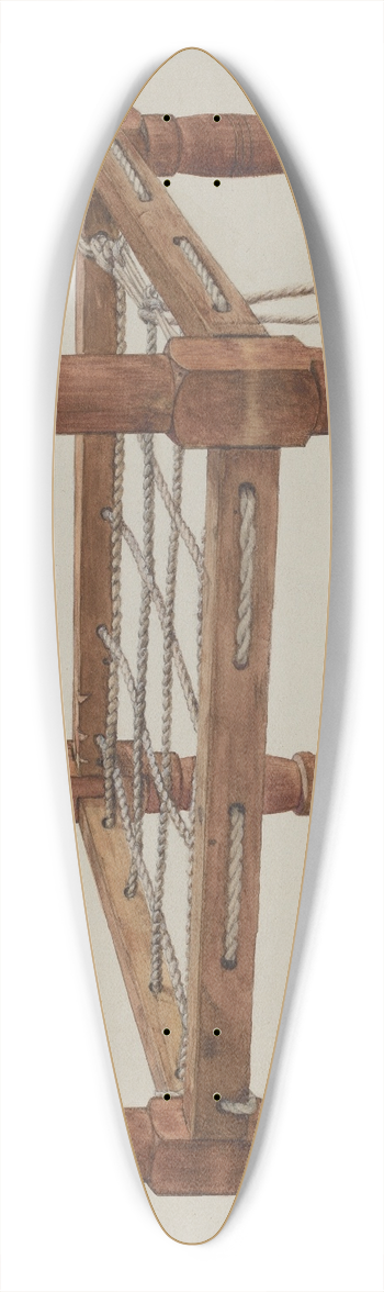 Max Fernekes - Dolls Bed 39.3 inch art pintail longboard deck