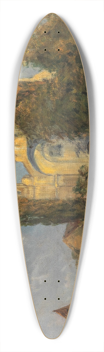 Max Friedrich Rabes - Markt in Sofia 39.3 inch art pintail longboard deck