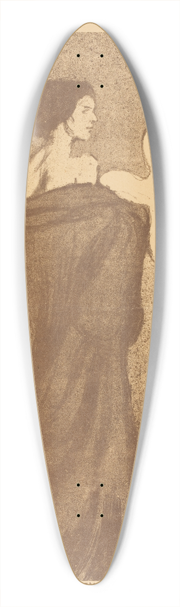 Maxime Dethomas - La Victoire 39.3 inch art pintail longboard deck