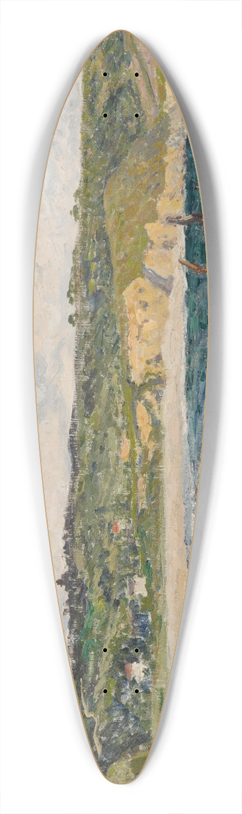 Maxime Maufra - Le Vieux bateau, Morgat 39.3 inch art pintail longboard deck