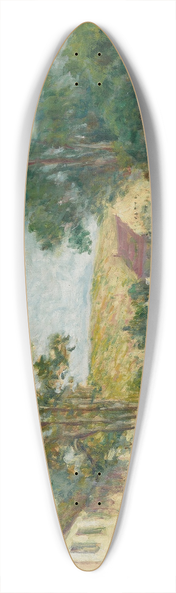 Maximilien Luce - Environs de Paris 39.3 inch art pintail longboard deck