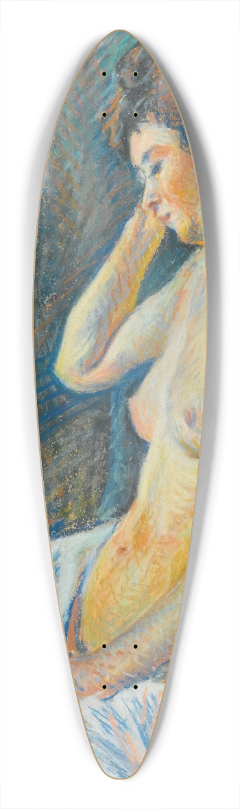 Maximilien Luce - Nu Assis 39.3 inch art pintail longboard deck