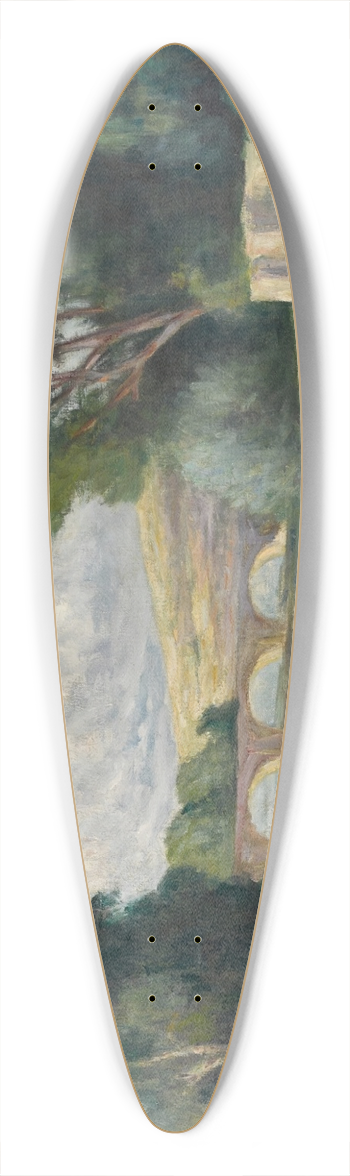 Maximilien Luce - Rolleboise, baigneurs prs du bras de Seine 39.3 inch art pintail longboard deck